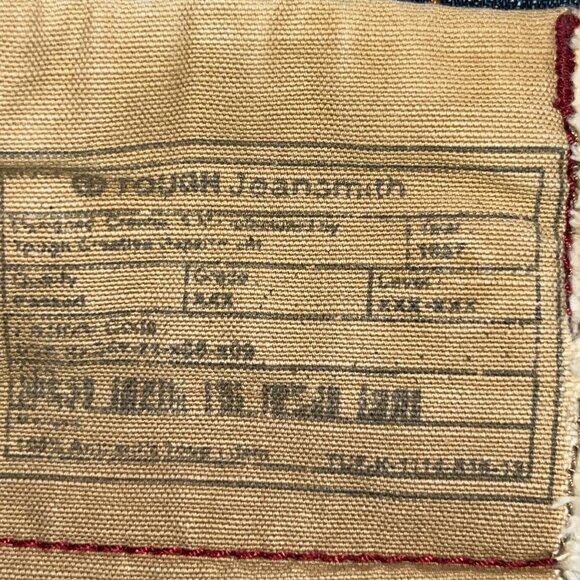 Vintage Y2K Tough Jeansmith Men's Jeans - Japanese Design = Size 34x31 - EUC - Picture 13 of 16